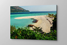 Obraz rybárske člny na pláži 1369